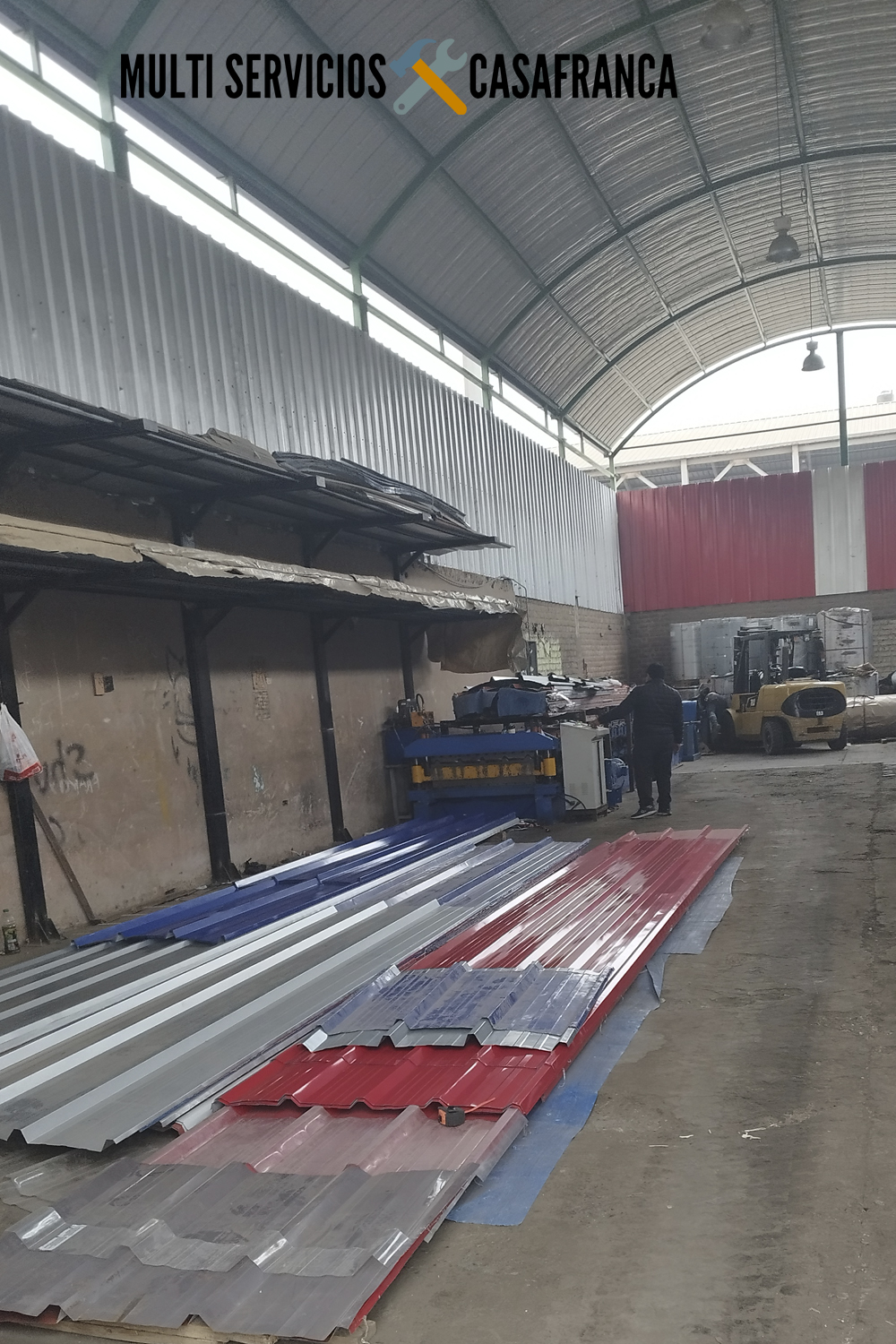 Multiservicios casafranca, especialistas en acabados de edificios y tabiqueria, especialistas en estructuras metalicas, techos rectos, doble agua, abovedados. Lima Perú.