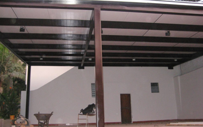 estructuras metalicas techos tubulares, fabricación y construcción de estructuras metálicas, puertas, portones y porticos